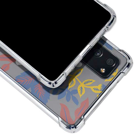 Autumn Grey Floral Galaxy S20 FE Clear Case