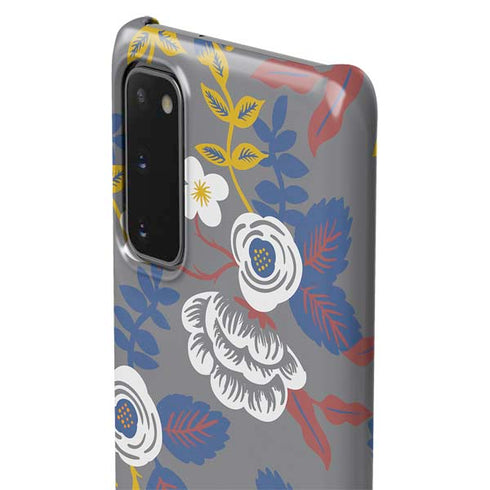 Autumn Grey Floral Galaxy S20 Lite Case