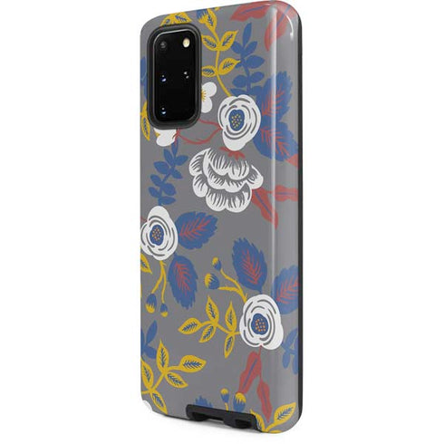 Autumn Grey Floral Galaxy S20 Plus Pro Case