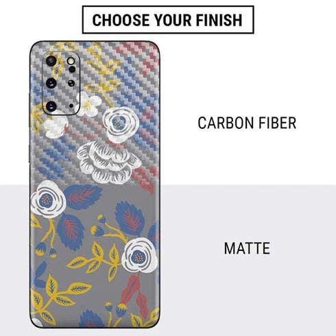 Autumn Grey Floral Galaxy S20 Plus Skin