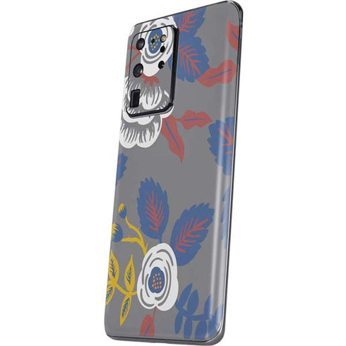 Autumn Grey Floral Galaxy S20 Ultra 5G Skin