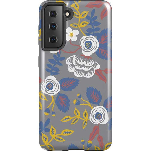 Autumn Grey Floral Galaxy S21 5G Pro Case