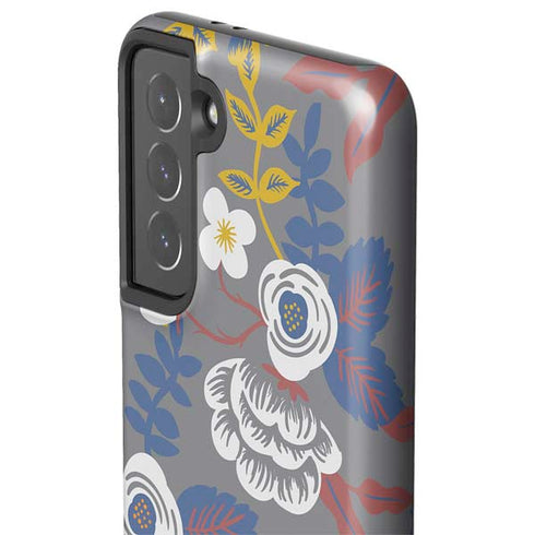 Autumn Grey Floral Galaxy S21 5G Pro Case