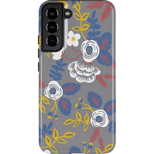 Autumn Grey Floral Galaxy S22 Plus Pro Case