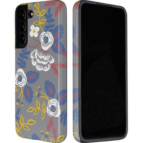 Autumn Grey Floral Galaxy S22 Pro Case