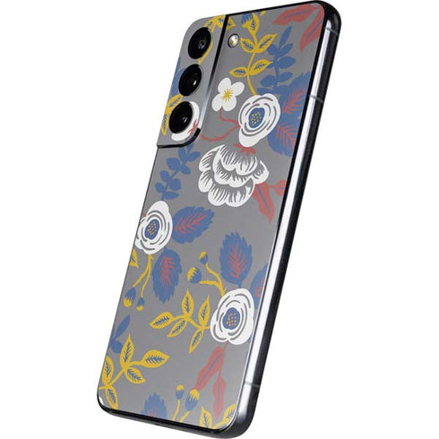 Autumn Grey Floral Galaxy S22 Skin