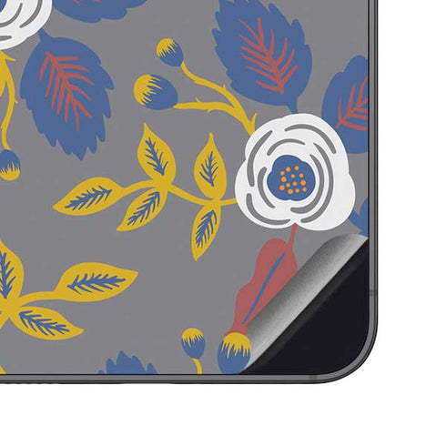 Autumn Grey Floral Galaxy S23 FE Skin