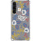 Autumn Grey Floral Galaxy S23 Plus Clear Case