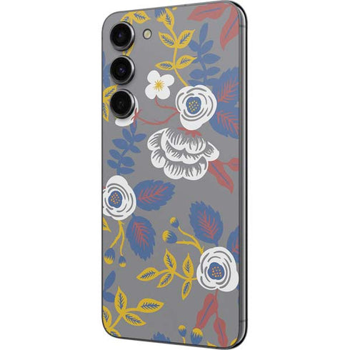 Autumn Grey Floral Galaxy S23 Plus Skin