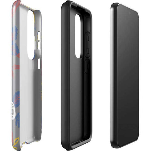Autumn Grey Floral Galaxy S23 Pro Case