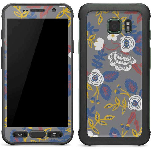 Autumn Grey Floral Galaxy S7 Active Skin