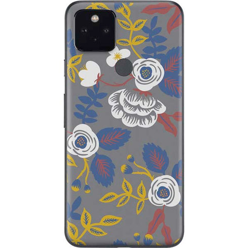 Autumn Grey Floral Google Pixel 4a 5G Skin