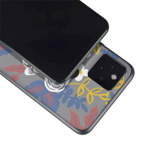 Autumn Grey Floral Google Pixel 4a 5G Skin