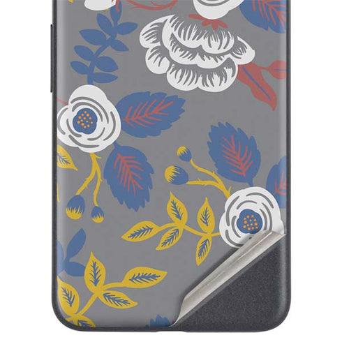Autumn Grey Floral Google Pixel 5 Skin