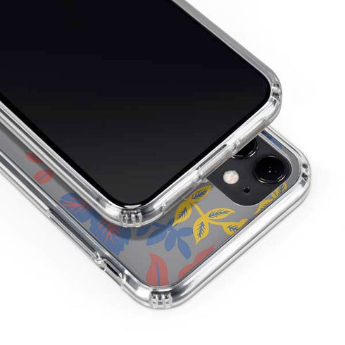 Autumn Grey Floral iPhone 11 Clear Case