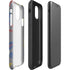 Autumn Grey Floral iPhone 11 Pro Max Impact Case