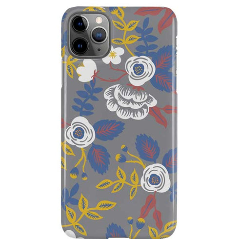 Autumn Grey Floral iPhone 11 Pro Max Lite Case