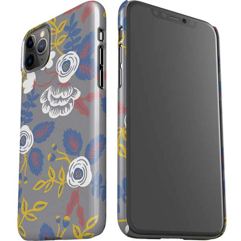 Autumn Grey Floral iPhone 11 Pro Max Lite Case
