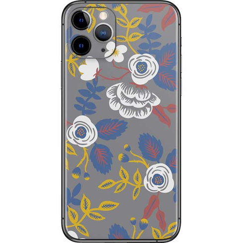 Autumn Grey Floral iPhone 11 Pro Skin
