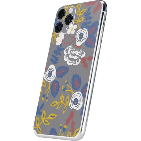 Autumn Grey Floral iPhone 11 Pro Skin