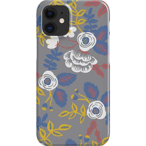 Autumn Grey Floral iPhone 12 Mini Lite Case