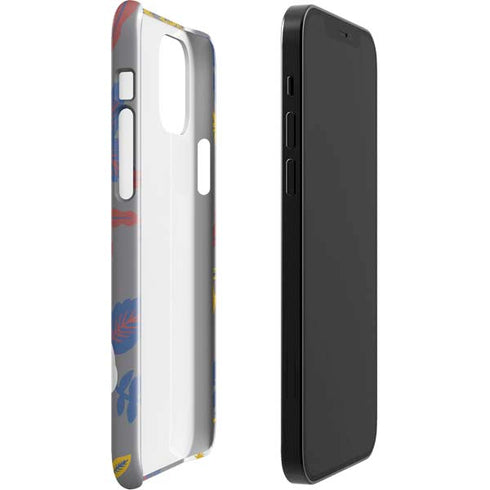 Autumn Grey Floral iPhone 12 Mini Lite Case