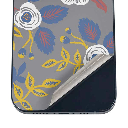 Autumn Grey Floral iPhone 12 Mini Skin