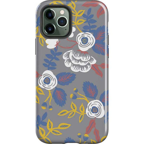 Autumn Grey Floral iPhone 12 Pro Max Impact Case