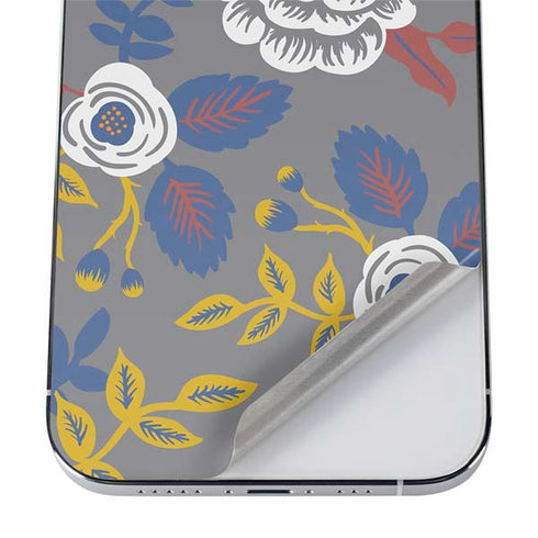 Autumn Grey Floral iPhone 12 Pro Max Skin