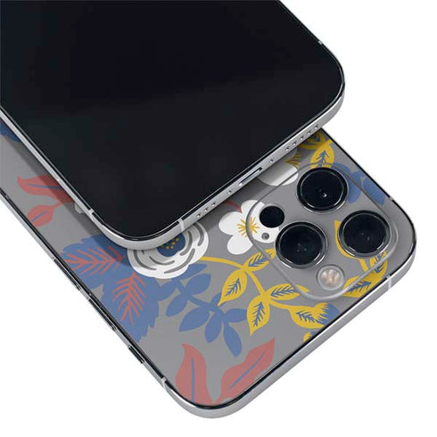 Autumn Grey Floral iPhone 12 Pro Max Skin