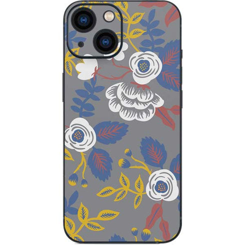 Autumn Grey Floral iPhone 13 Mini Skin