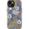 Autumn Grey Floral iPhone 14 Plus Impact Case
