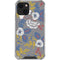 Autumn Grey Floral iPhone 14 Plus Clear Case