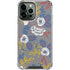 Autumn Grey Floral iPhone 14 Pro Max Clear Case