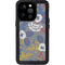 Autumn Grey Floral iPhone 14 Pro Waterproof Case