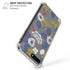 Autumn Grey Floral iPhone 7/8 Plus Clear Case