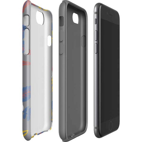 Autumn Grey Floral iPhone SE (2nd & 3rd Gen) Pro Case