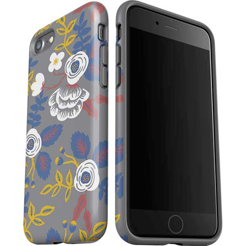 Autumn Grey Floral iPhone SE (2nd & 3rd Gen) Pro Case