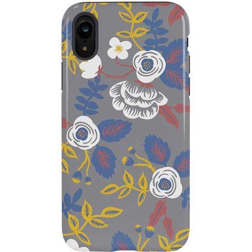 Autumn Grey Floral iPhone XR Pro Case