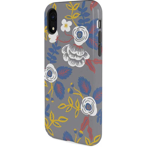 Autumn Grey Floral iPhone XR Pro Case