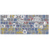 Autumn Grey Floral Magic Keyboard Skin