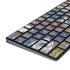 Autumn Grey Floral Magic Keyboard with Numeric Keypad Skin