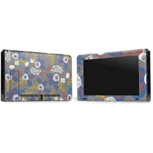 Autumn Grey Floral Nintendo Switch Bundle Skin