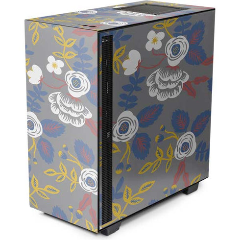 Autumn Grey Floral NZXT H510 Compact ATX Mid-Tower Case Skin