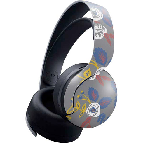 Autumn Grey Floral PULSE 3D Wireless Headset for PS5 Skin