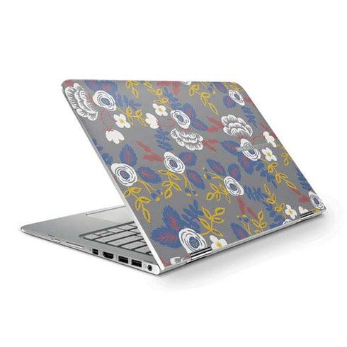 Autumn Grey Floral HP Spectre Skin
