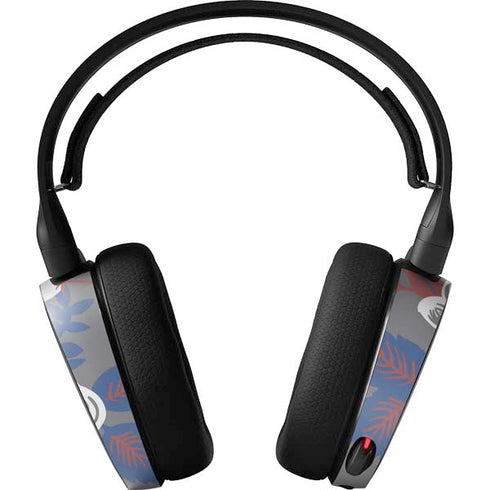 Autumn Grey Floral SteelSeries Arctis 5 Skin