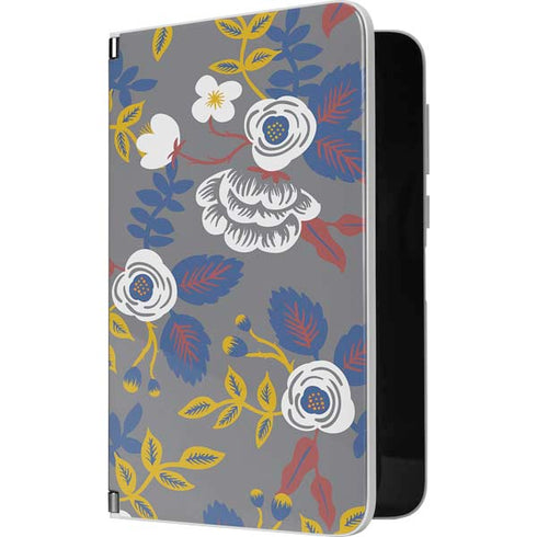 Autumn Grey Floral Surface Duo Skin