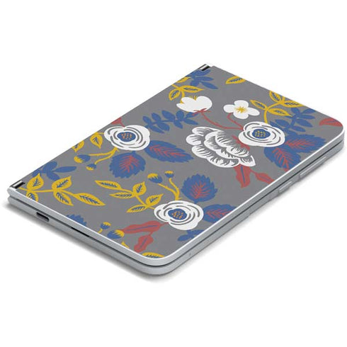 Autumn Grey Floral Surface Duo Skin