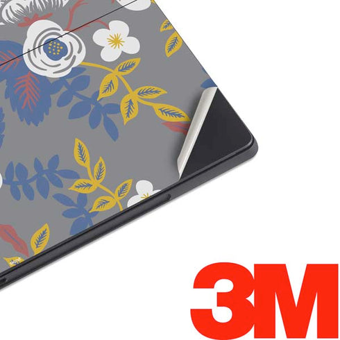 Autumn Grey Floral Surface Pro 7 Skin